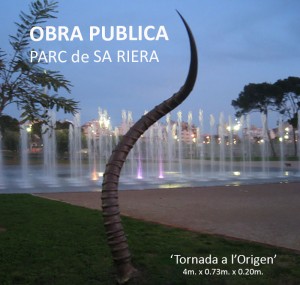 Obra pública Pilar Cerdà escultura 'Tornada a l'origen'